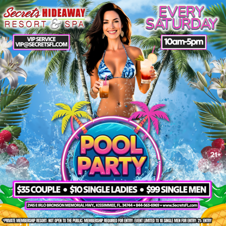 Party 10am - 5pm - Swingers Society