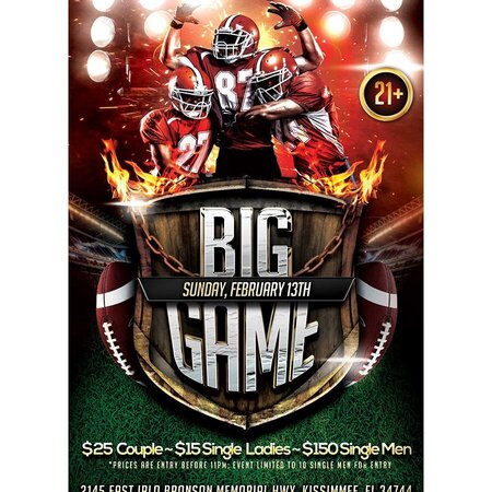 The BIG Game - Sip & Reminisce