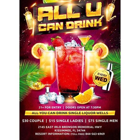 All You Can Drink Wednesday